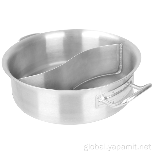 Sandwich Bottom Hot Pots Stainless Steel Compound Bottom Hot Pot Supplier